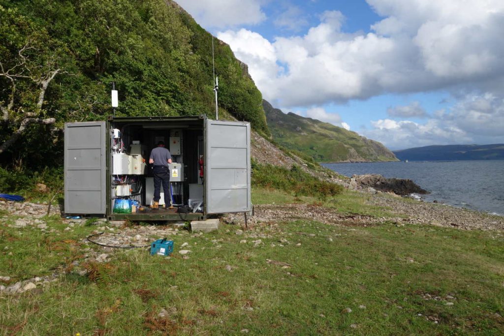 Alberntern's shore connection